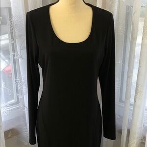 Lundstrom black  bodycon dress SZ M